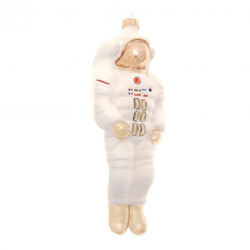 Glasornament Astronaut Gold/Wei, 19cm (VE)